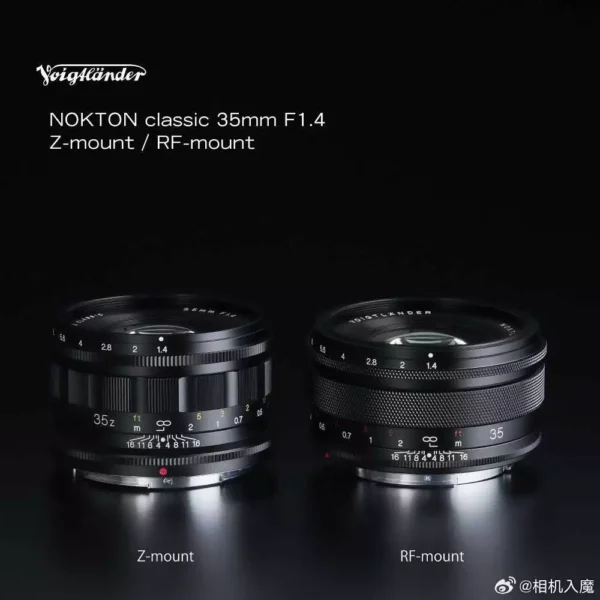 Voigtlander Lens 35mm F1.4 Nokton