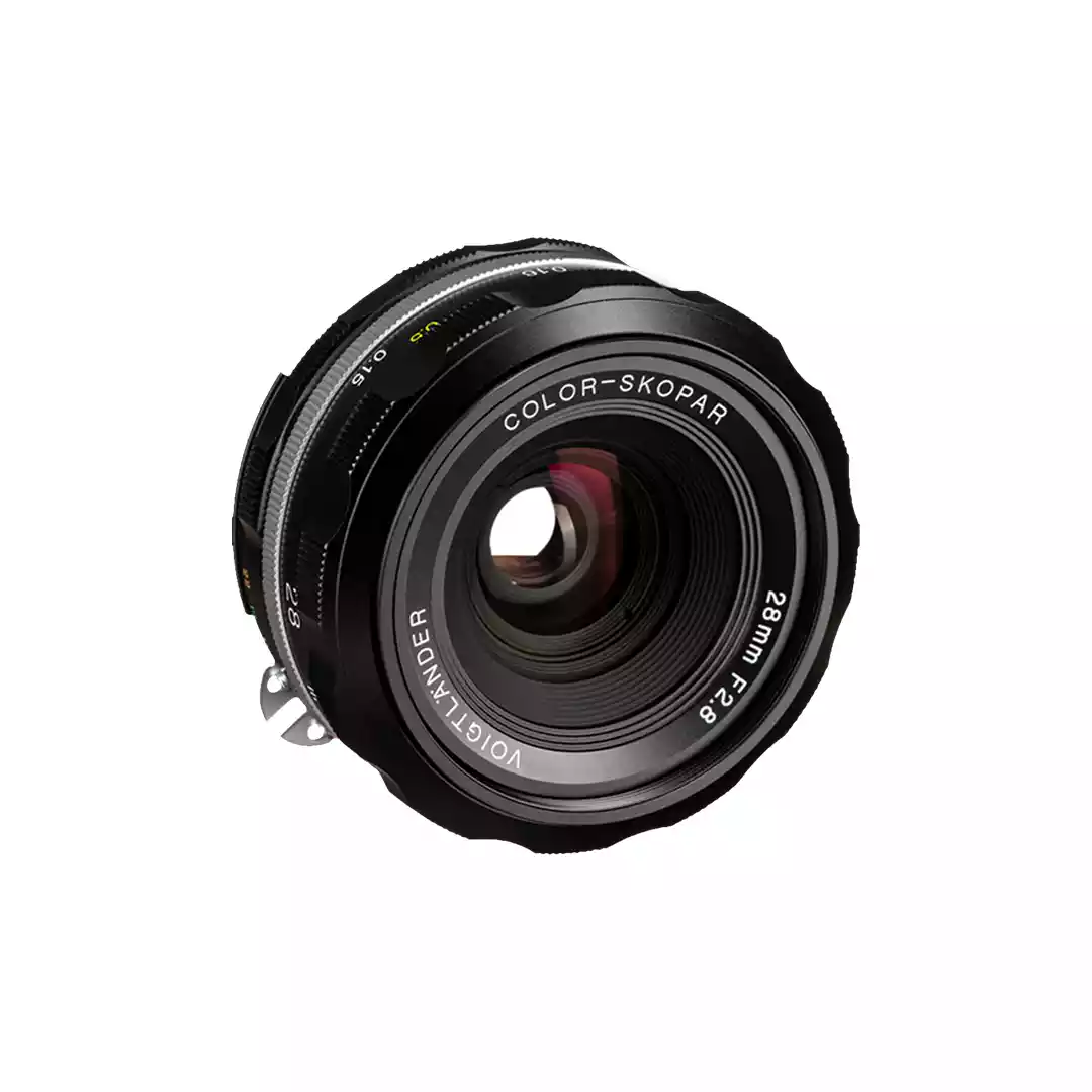 Voigtlander Lens 28mm f2.8 SL-II S AIS Color Skopar for Nikon AIS