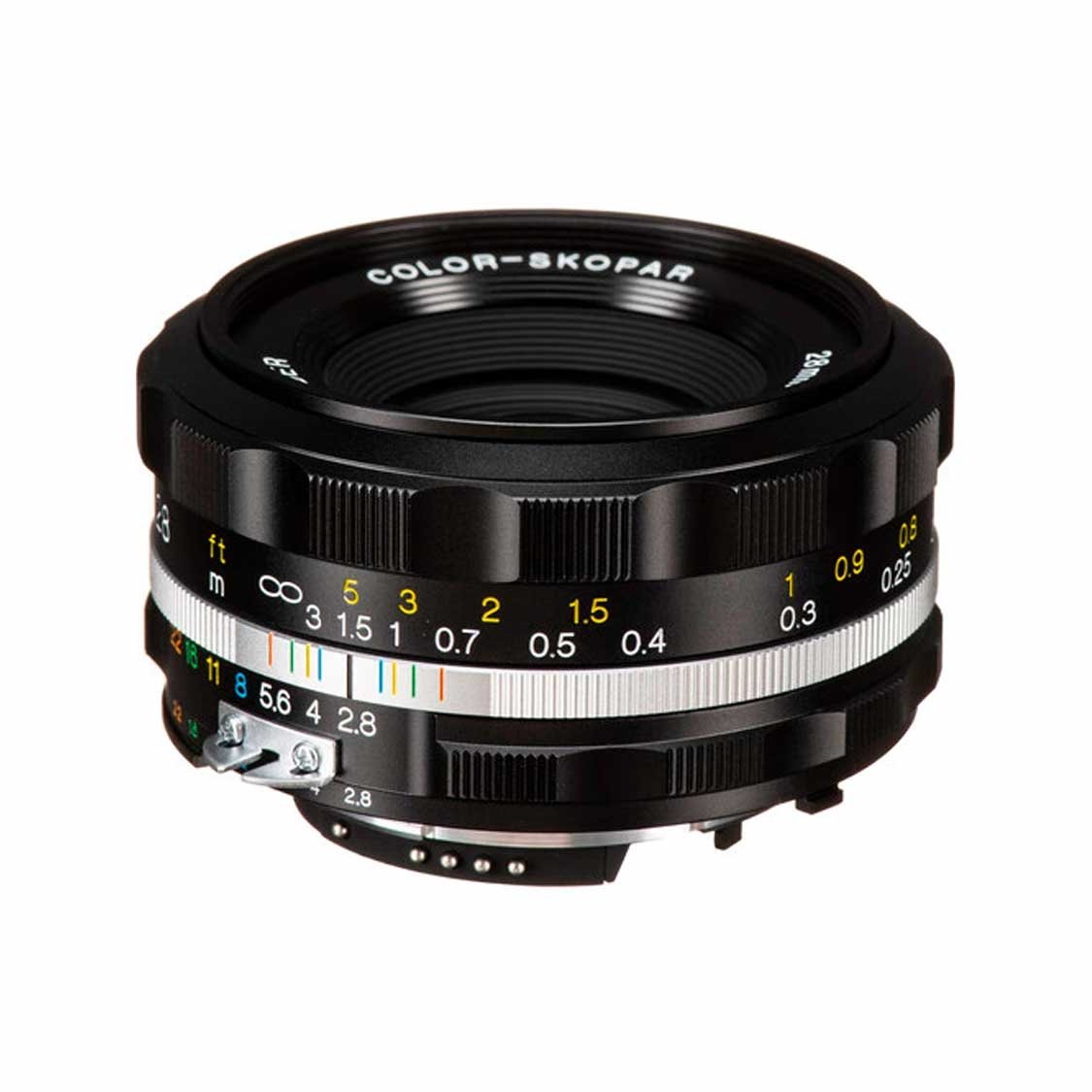 Voigtlander Lens 28mm f2.8 SL-II S AIS (B) Color Skopar for Nikon AIS