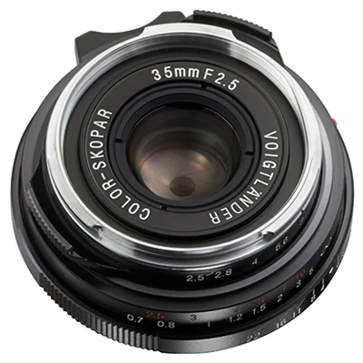 Voigtlander Lens 35mm f2.5 P II Color-Skopar for Leica M - Lensa Kamera
