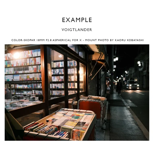 Voigtlander Lens 18mm f2.8 Color-Skopar for Fujifilm X - Mount | Lensa Kamera Fixed Manual Fokus