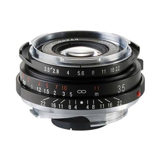 Voigtlander Lens 35mm f2.5 P II Color-Skopar for Leica M - Lensa Kamera
