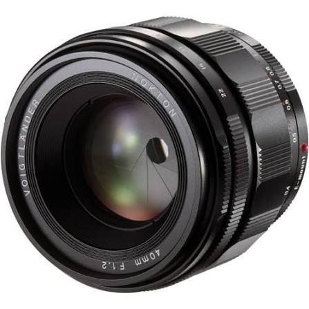 Distributor Lensa dan Aksesoris Fotografi Digital Pratama Retailindo Voigtlander Lens 40mm f1.2 E-Mount Nokton for Sony E-Mount - Kamera Lensa Fixed Manual Fokus
